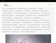 Tablet Screenshot of paulasfineleather.com